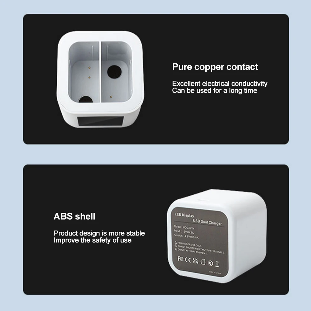 LED Digital Display Dual Port Doorbell Battery Charger For Ring Doorbell V4 Hot Sale Brand. New And High Quality