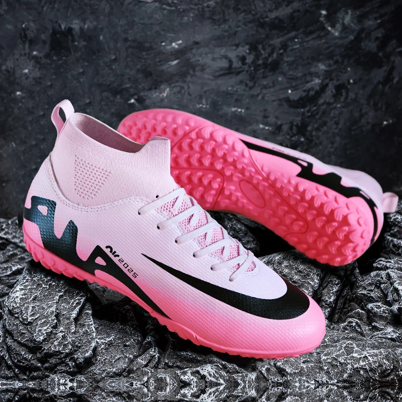 Description Picture 5 of itemNew Men Soccer Shoes Training Shoes Outdoor TF Indoor Football Boots Kids FG Ultra-light Futsal Comfortable Soft Drop Shipping