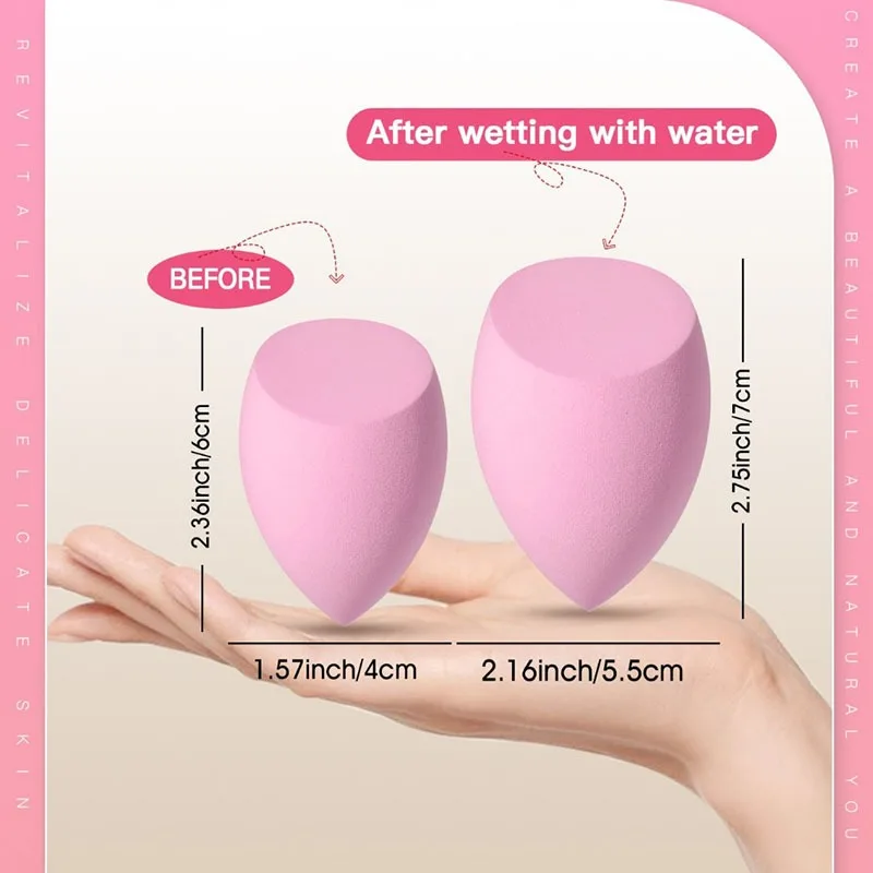 크림 및 파우더 컨실러에 적합한 메이크업 스폰지, 루즈 파우더 메이크업 어플리케이터, 블랙 프라이데이, 8 개