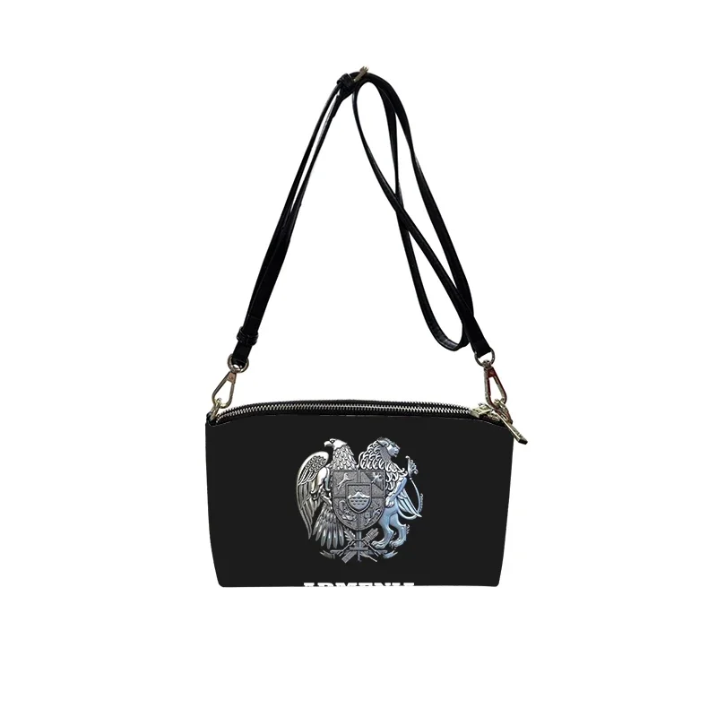 Armenia Flag PU Crossbody Bag 2023 New Women's Fashion Shoulder Bag Minimalist Small Square Bag for Women