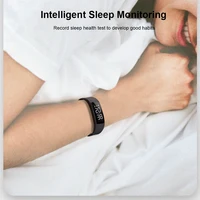 Smart Bracelet LED Digital Waterproof Smart Clock Smartband With running pedometer Monitor Smart Band Vibration Alarm Reminder - Image 3