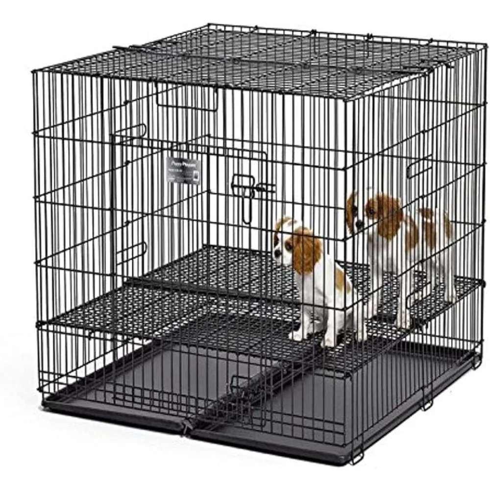 

Puppy Playpen Crate - 236-10 Grid & Pan Included Freight Free Dog House for Dogs Pet Kennel Supplies Products Home Garden