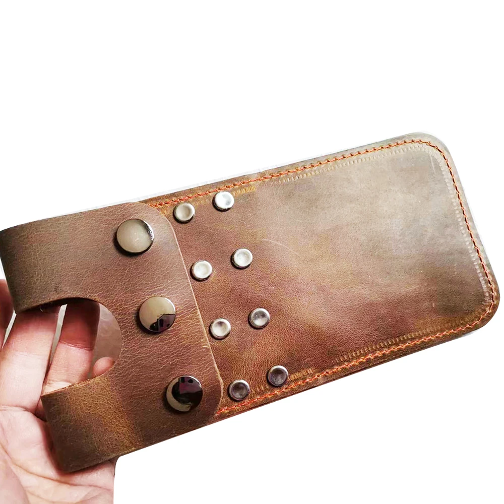 Cowhide Archery Quiver Arrows Pocket Archery Back Pouch Quiver Arrows Storage Hip Archery Pocket Quiver 4