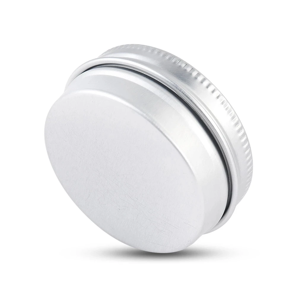 Empty Silver Aluminum Tins Cans Screw Top Round Candle Spice Tins Cans with Screw Lid Containers 5-150ml 50/10/5pcs