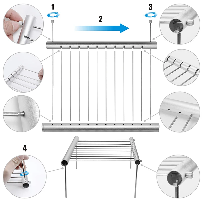 BBQ Grill Folding BBQ Grill - Image 7