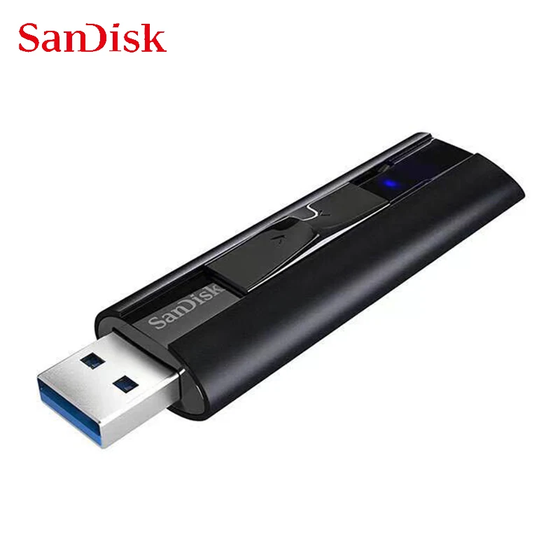 SanDisk Extreme PRO CZ880 Solid State Flash Drive 128GB Up to 420MB/s USB 3.2 Metal Portable Pen Dri