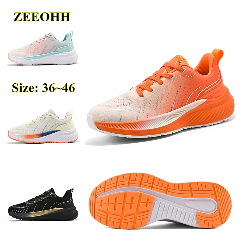 

New Fashion Road Running Shoes for Men Cushioning Outdoor Sport Shoes Male Trainers Non-slip Summer Jogging Shoes Women Footwear