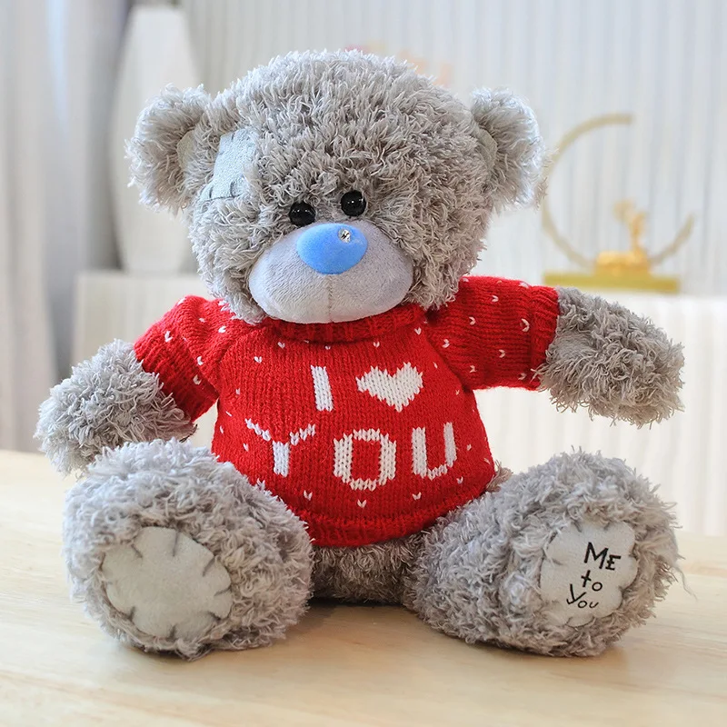 Sweater Teddy Bear Doll Trendy Brand Little Bear Doll Bogo Hoodie Bear  Gifts for Girlfriend - AliExpress