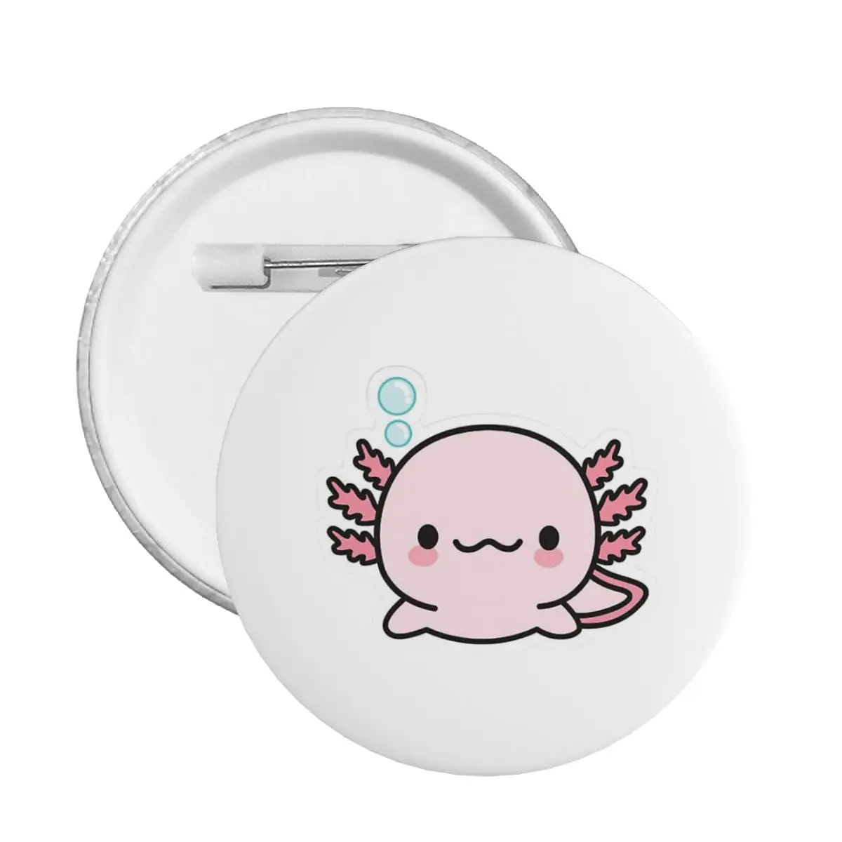Axolotl Hexagon Salamander Bubble Pin Distintivo Personalizzabile Zaino Distintivi Spilla Spille Cute Pin S Friends