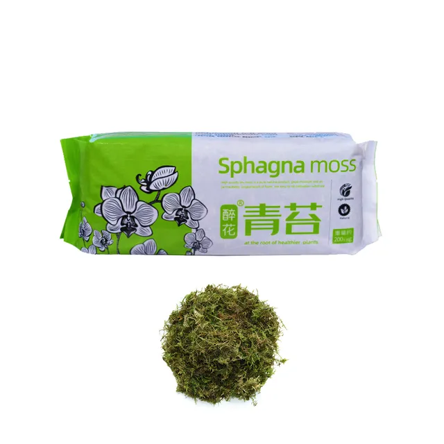 Kerti Ellátás Sphagnum Moha Mohát Hidratáló Táplálkozási Szerves Műtrágya Phalaenopsis Orchidea Szárított Víz Mohás