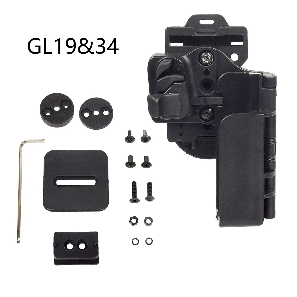 

Military Tactical Drop Leg Gun Holster Airsoft Hunting Accessory for Glock 17 19 22 34 Pistol Holder Draw Belt Clip System Kit