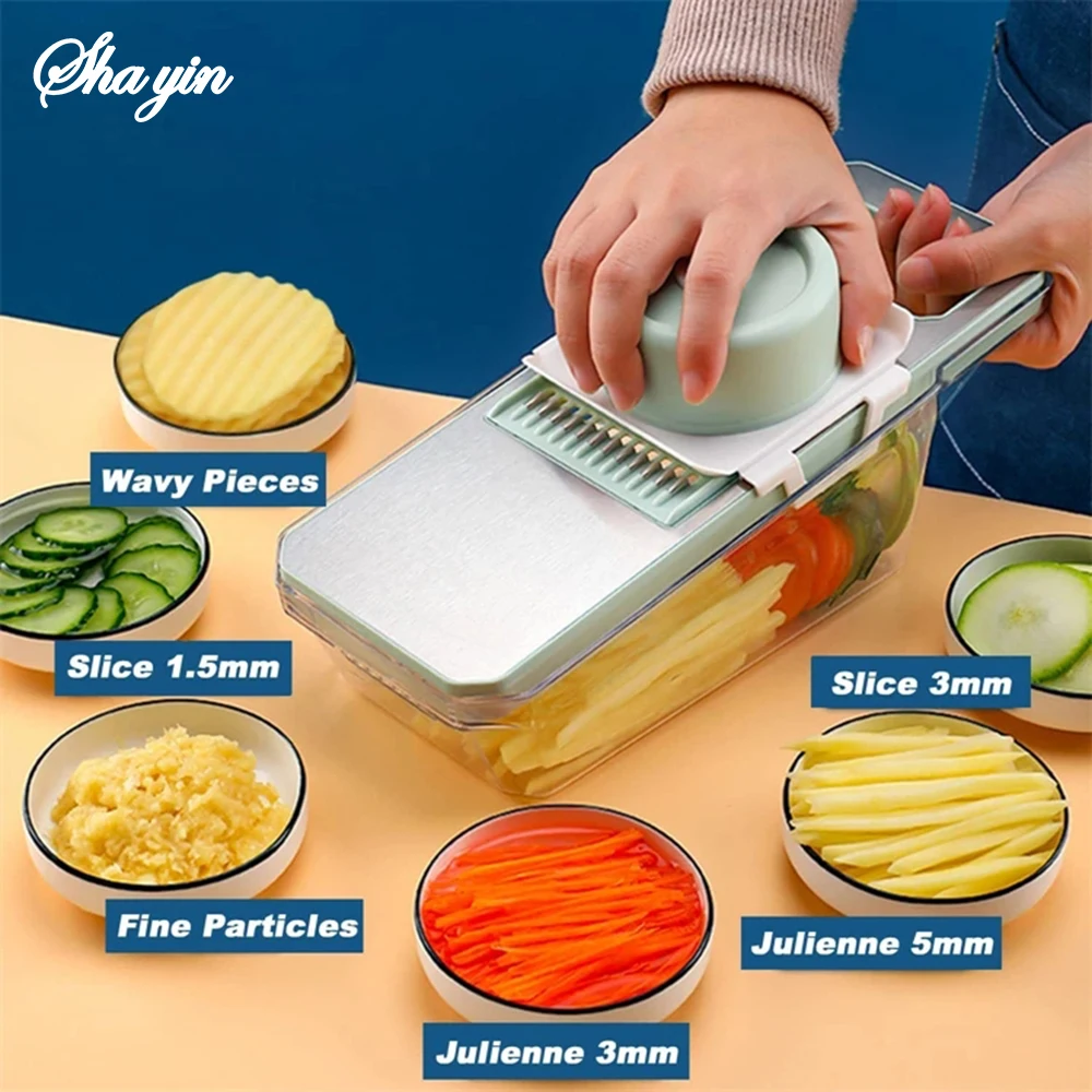 Multifunctional Shredder Vegetable Cutter Household Potato Shredder Cucumber Slicer Vegetable Cutting Tool