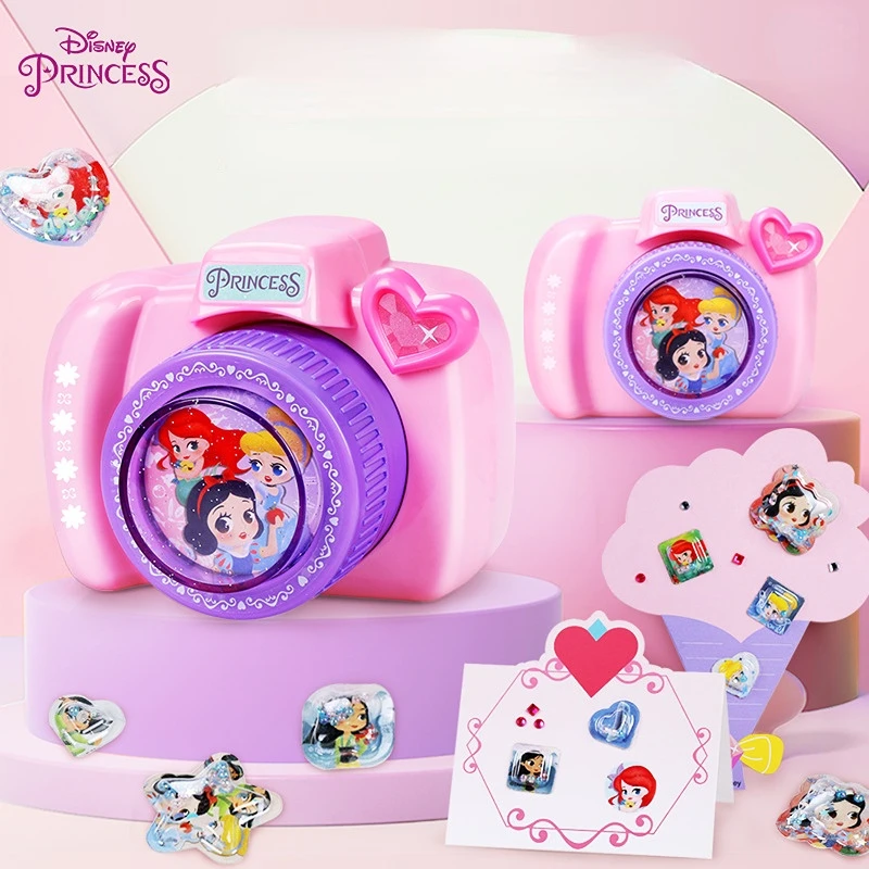 

Disney Frozen Elsa Princess 3D Sticker Machine Camera Sticker Toys Machine Children Play House Play Figures Handmade Stickers