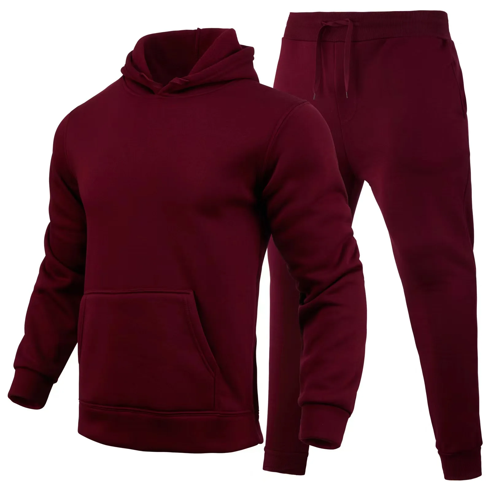 Ensemble de survêtement 2 pièces pour hommes et femmes, sweats à capuche décontractés, optique de document solide, pull et pantalon long, jogging Smile, sports trempés, automne, nouveau 1 Ensemble de survêtement 2 pièces pour hommes et femmes, sweats à capuche décontractés, optique de document solide, pull et pantalon long, jogging Smile, sports trempés, automne, nouveau 1