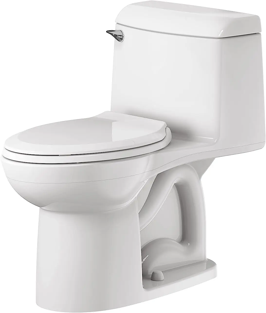 Champion 4 One-Piece Toilet with Toilet Seat Elongated Front Chair Height White 1.6 Gpf 29.75"D X 17.75"W X 29.5"H 4