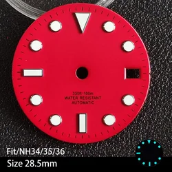 Custom Blue Luminous Multi - Color Calendar Watch Dial Replacement Accessory - Custom Logo Dials (36)