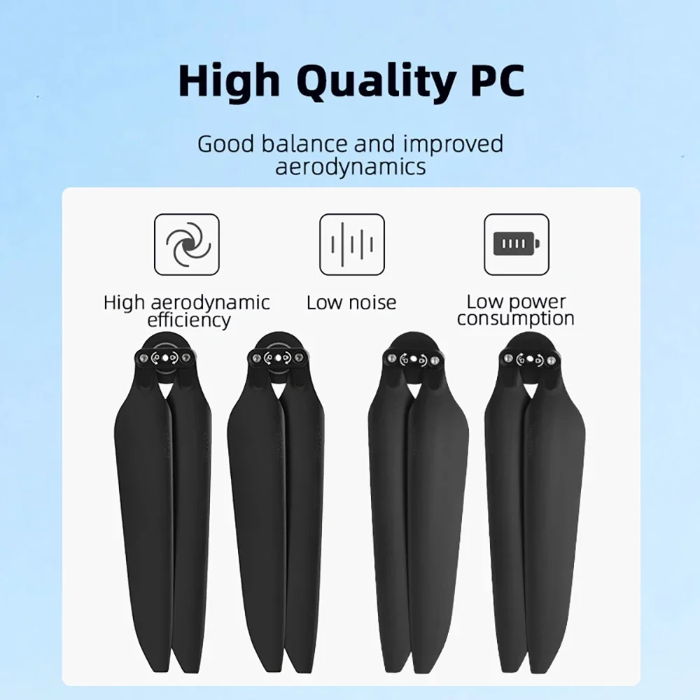 2/4 Pair Propeller for Autel Evo Max 4T Drone Quick Release Blade Folding Lightweight Blade Wing Accessories drone propeller,drone propellers,drone propeller blades,propeller replacement parts