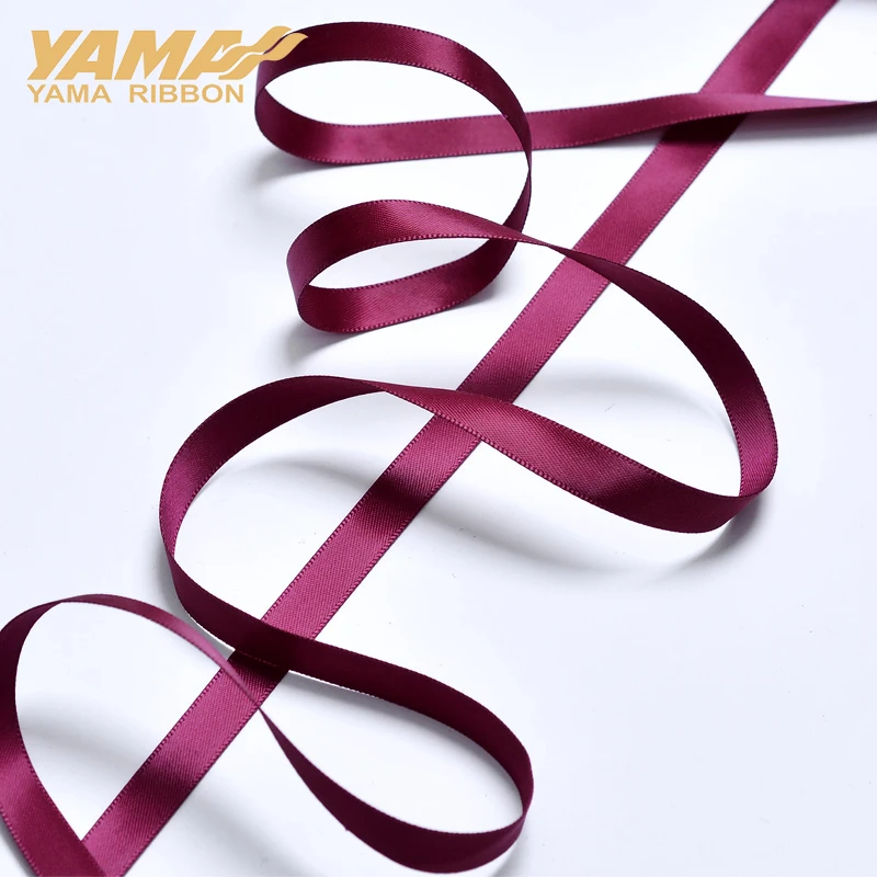 Double Face Satin Ribbon 6 9 13 16 19 22 mm 100yards Red Pink Series For Wedding Decoration Handmade Rose Flowers Satin Ribbons Ribbon Supplies Satin Ribbon