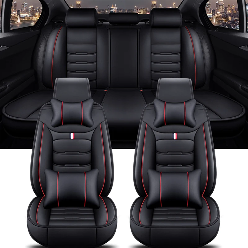 Black Red 5 Seat