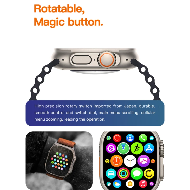 IOS ȵ̵忡   2PCS T800 Ʈ Ʈ ġ ø 8  ȭ       Smartwatch
