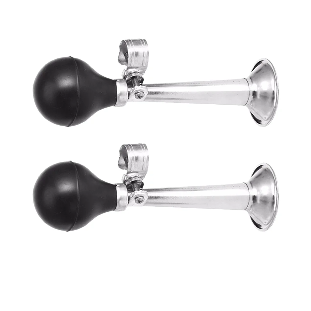 

2PCS Handlebar Bell Metal Handlebar Horn Alarm Plating Metal Handlebar Bell Horn for Handlebar Bell Scooter inch ( Black )