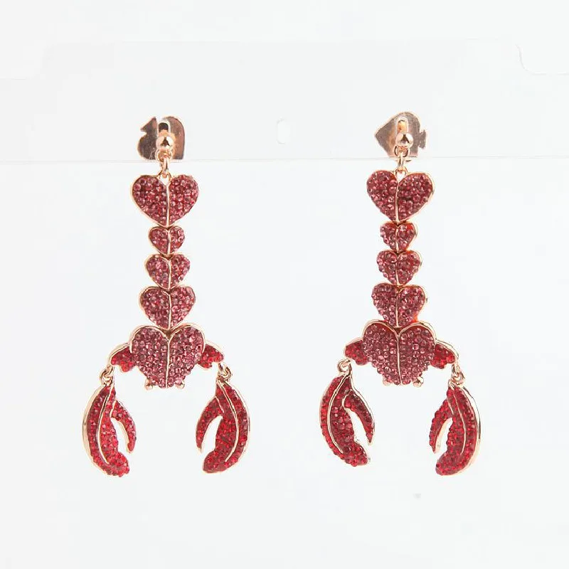 

Европейские и американские повседневные аксессуары, большая красная эмалированная глазурованная Серия K, бриллиант для женщин