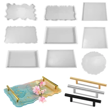 Rectangle Tea Plate Coaster Mold 1