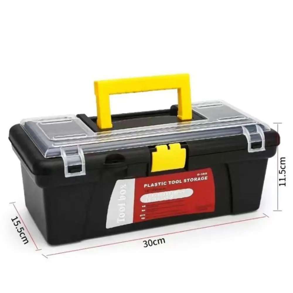 Portable Plastic Toolbox Equipment Box Multi-function Instrument Protection Tool Organizer Storage Box