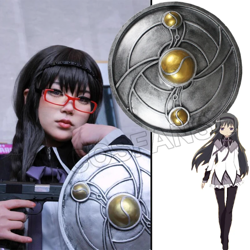 

22 см Косплей-щит Puella Magi Madoka Akemi Homura Реквизит Костюмы и реквизиты для Хэллоуина