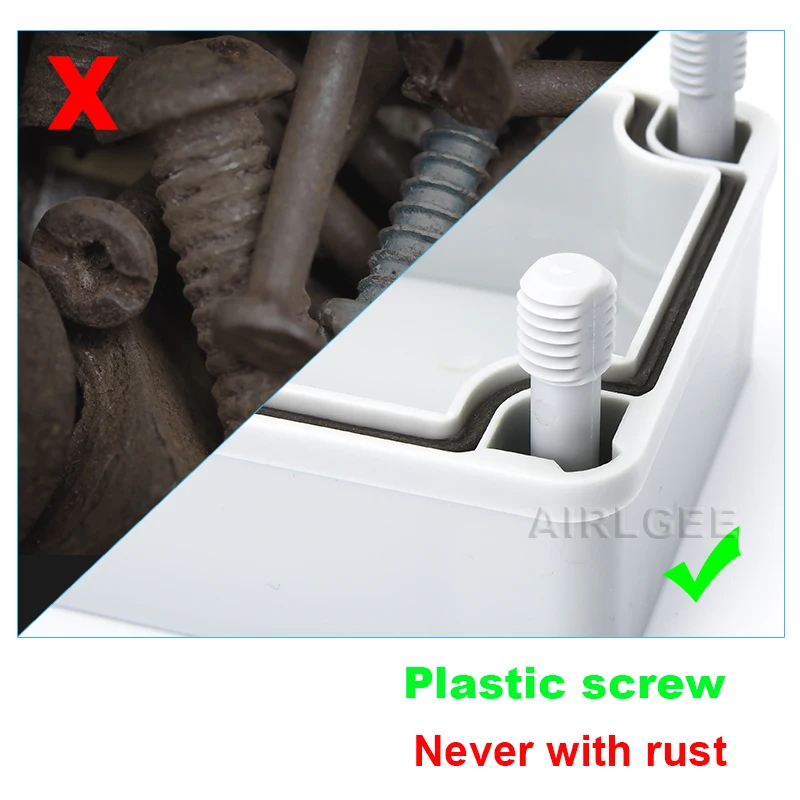 Caja De Conexiones IP68 Impermeable De 3 Vías - Para Exteriores, Jardín, Piscina (Hasta Ø14mm)