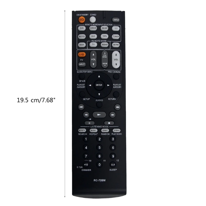 TX-SR608용 리모콘 TX-NR525 TX-SR506 수신기 교체용 리모콘 블랙