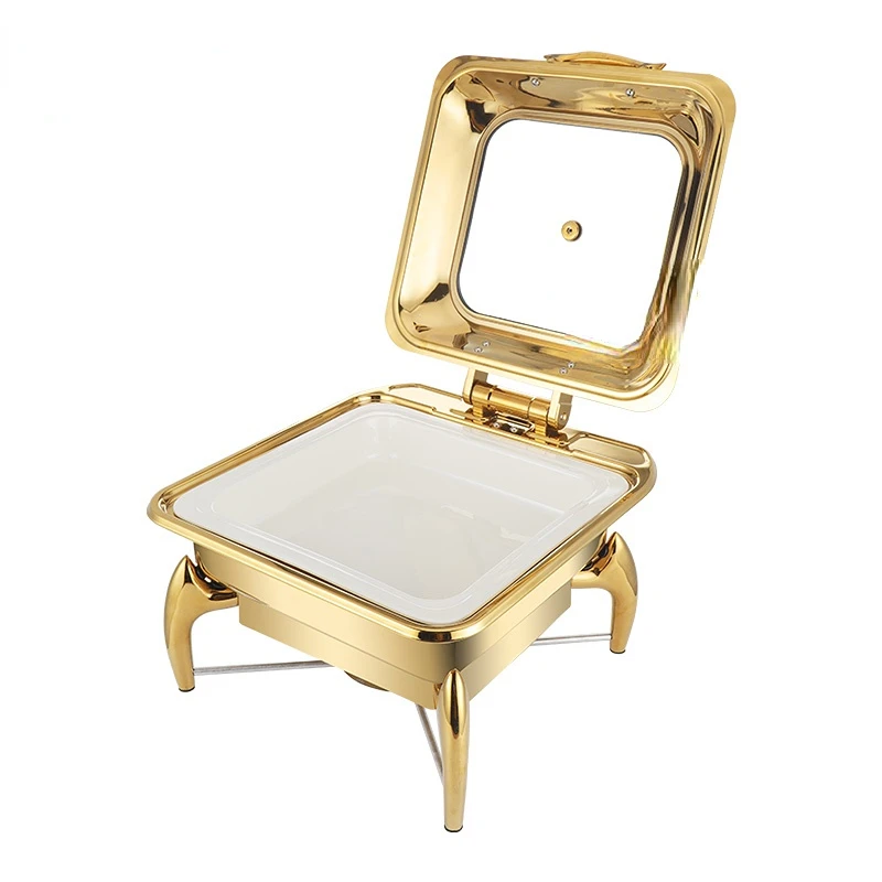 

chafing dishes Buffet food warmer deluxe chaffing dish Commercial square gold