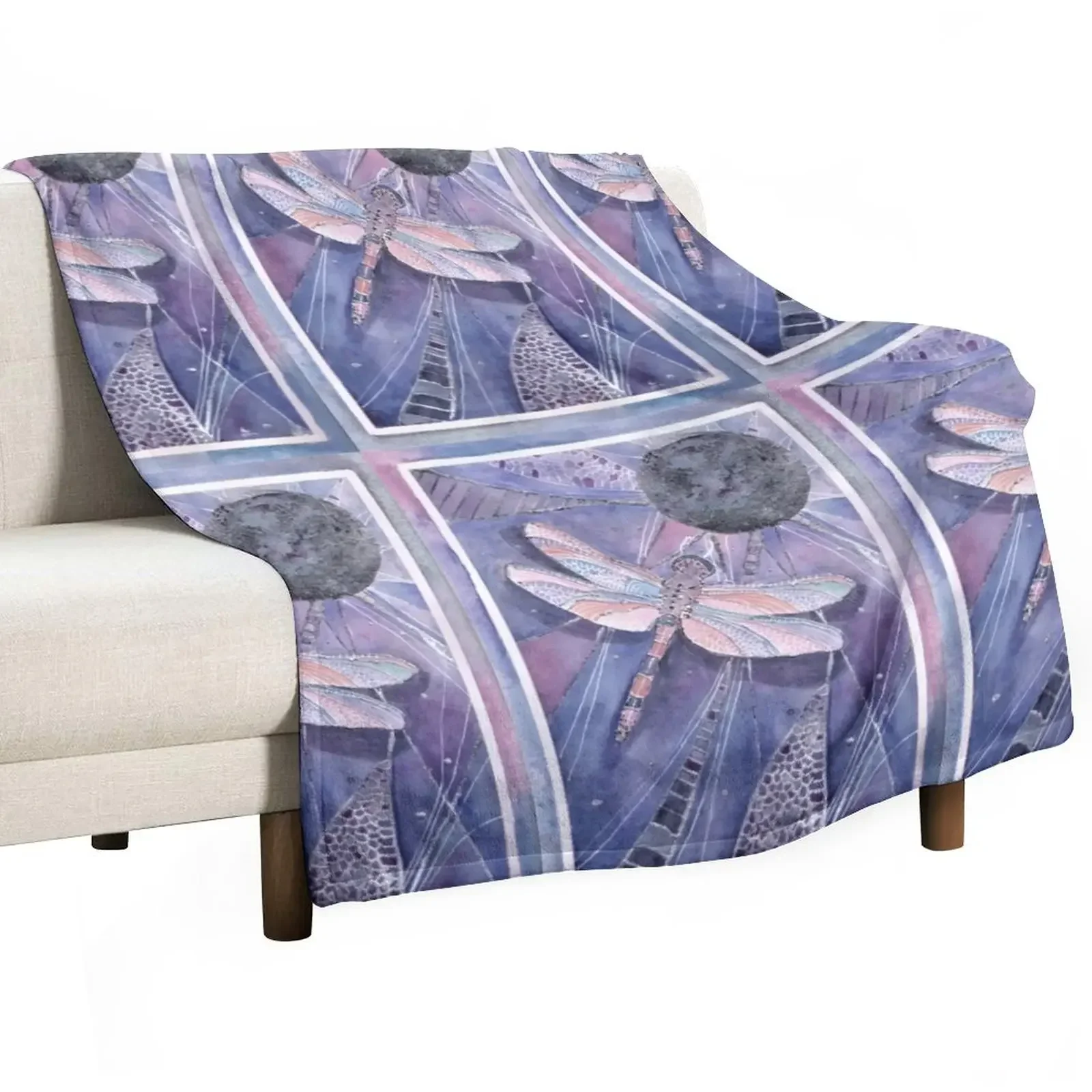 

Fly me to the moon Throw Blanket Summer Bed linens Hairy Blankets