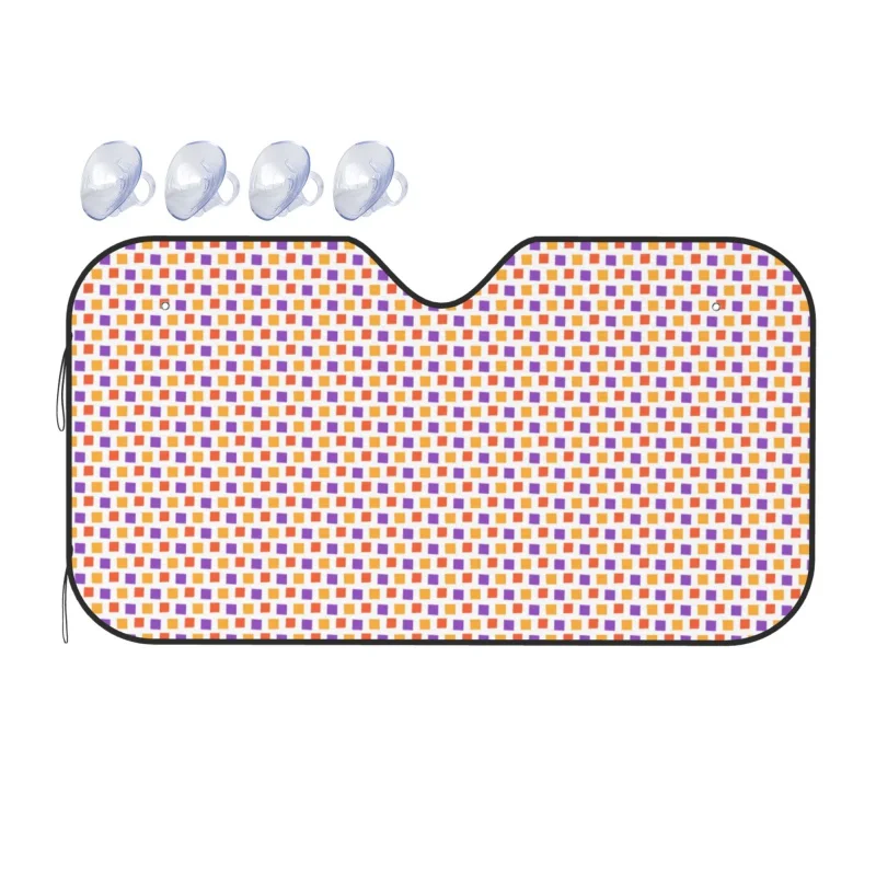 

Abstract Mosaic Car Windshield Sun Shade Cover Front Water Sunlight Snow Cover Universal