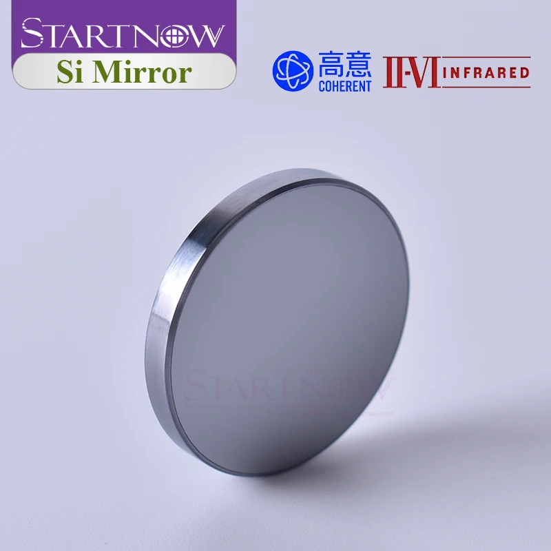 II-VI 적외선 렌즈 레이저 미러 Si 반사경 20mm 25 두께 3mm Co2 레이저 반사판 CO2 100W 절단 조각 기계용
