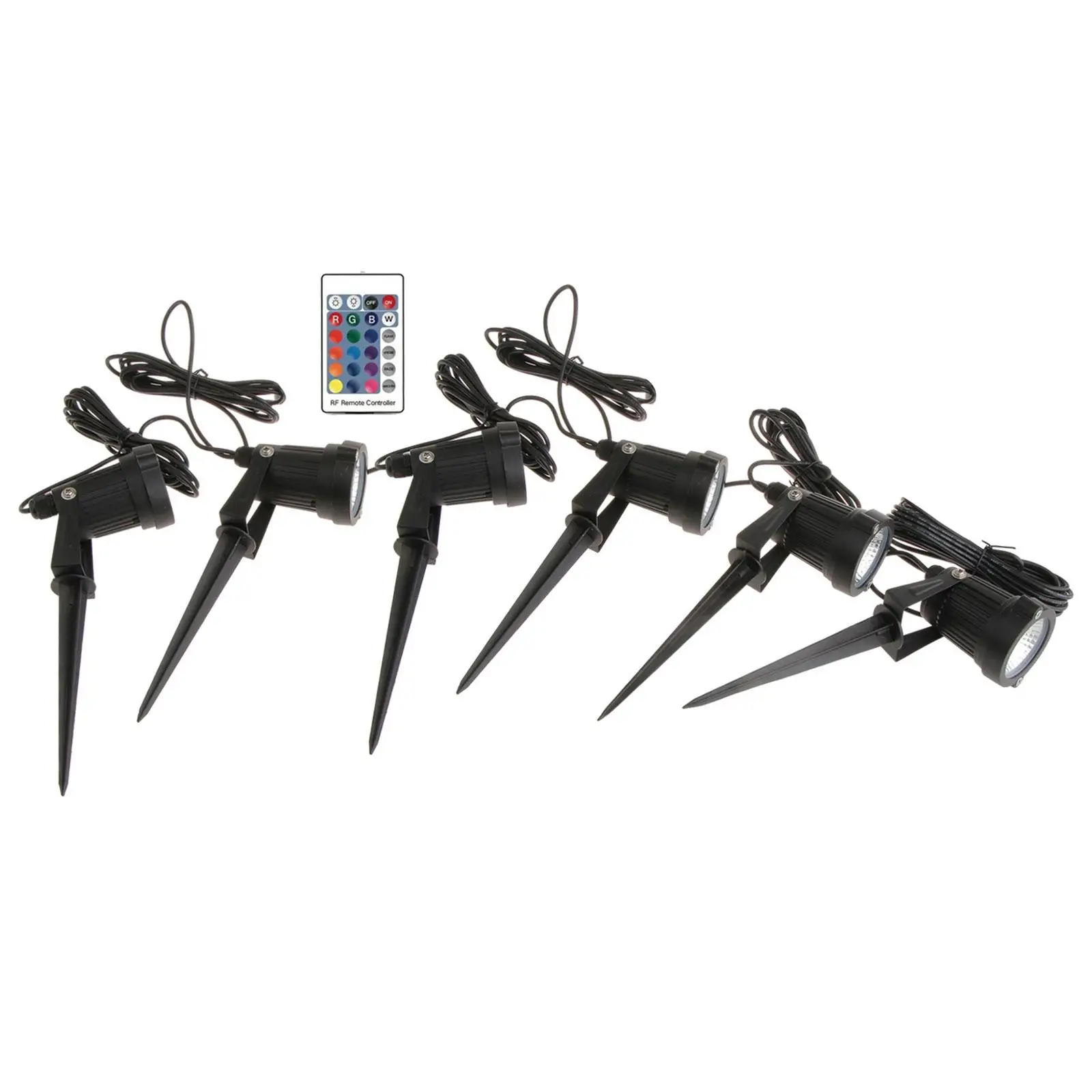 

Садовые фонари на колышке с регулируемой яркостью, водонепроницаемые декоративные меняющиеся цвета, освещение для дорожек, двора, тротуара, газона, заднего двора