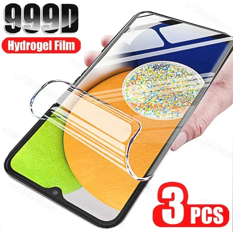 

3PCS For Samsung Galaxy A24 A54 A34 A14 5G A04e A04s A04 Hydrogel Film Screen Protector Protective Film 10H Transparent