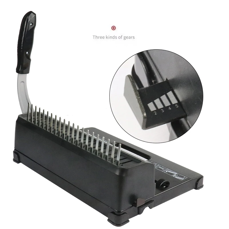 Binding Machine U12 comb binding machine manual rubber ring clip 21 hole binding machine A4 paper document punching voucher mach