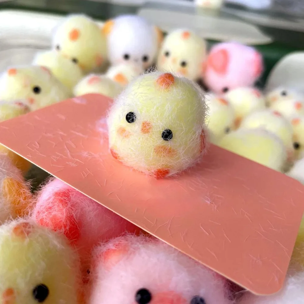 Kawaii Silicone Squeeze Toy Relief Sticky Pinch Toy Chick Pig Stress Relief Toy 4