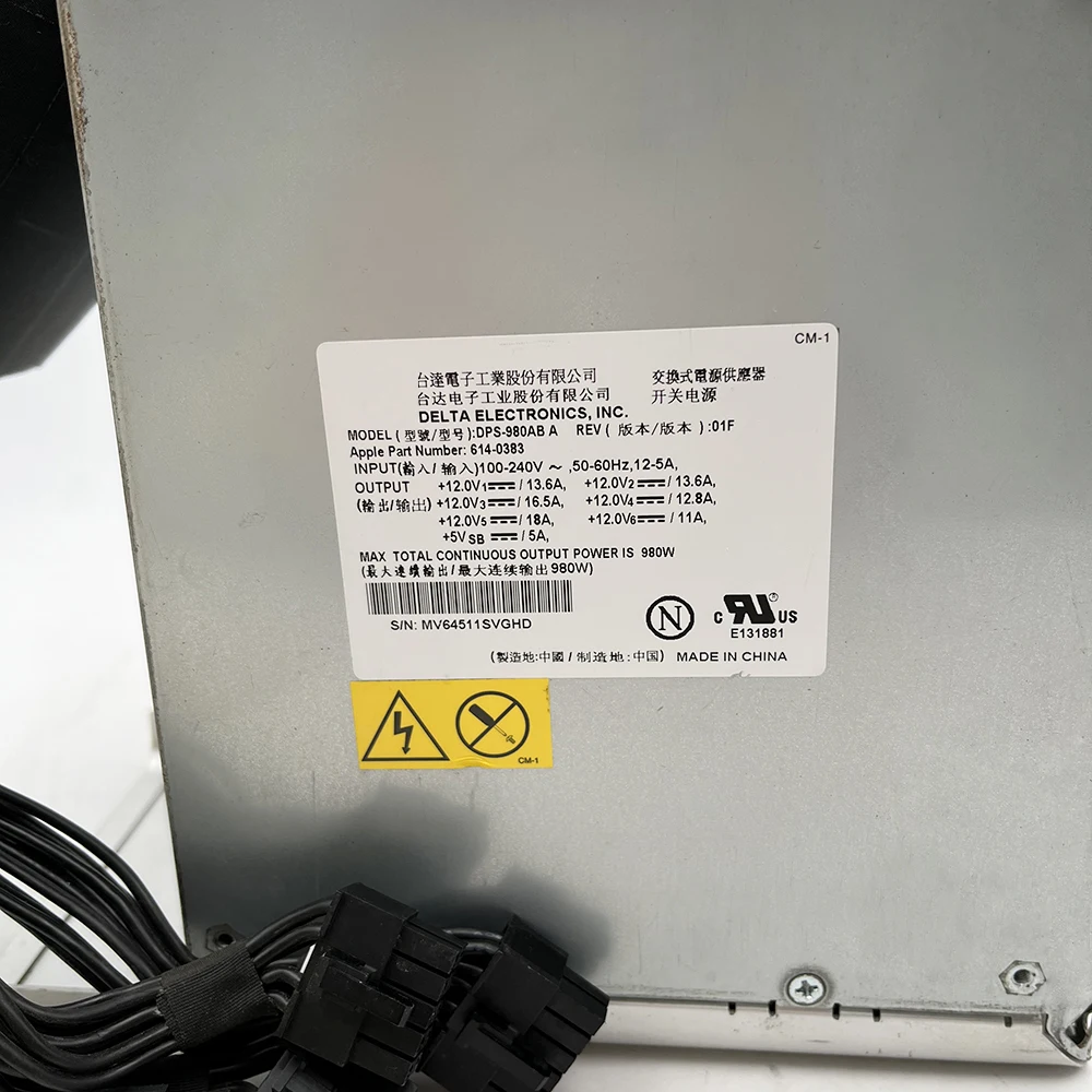 DPS-980AB A For MacPro MA970 Power Supply API6PC01 614-0383 980W 6 DPS-980AB A For MacPro MA970 Power Supply API6PC01 614-0383 980W - Image 4