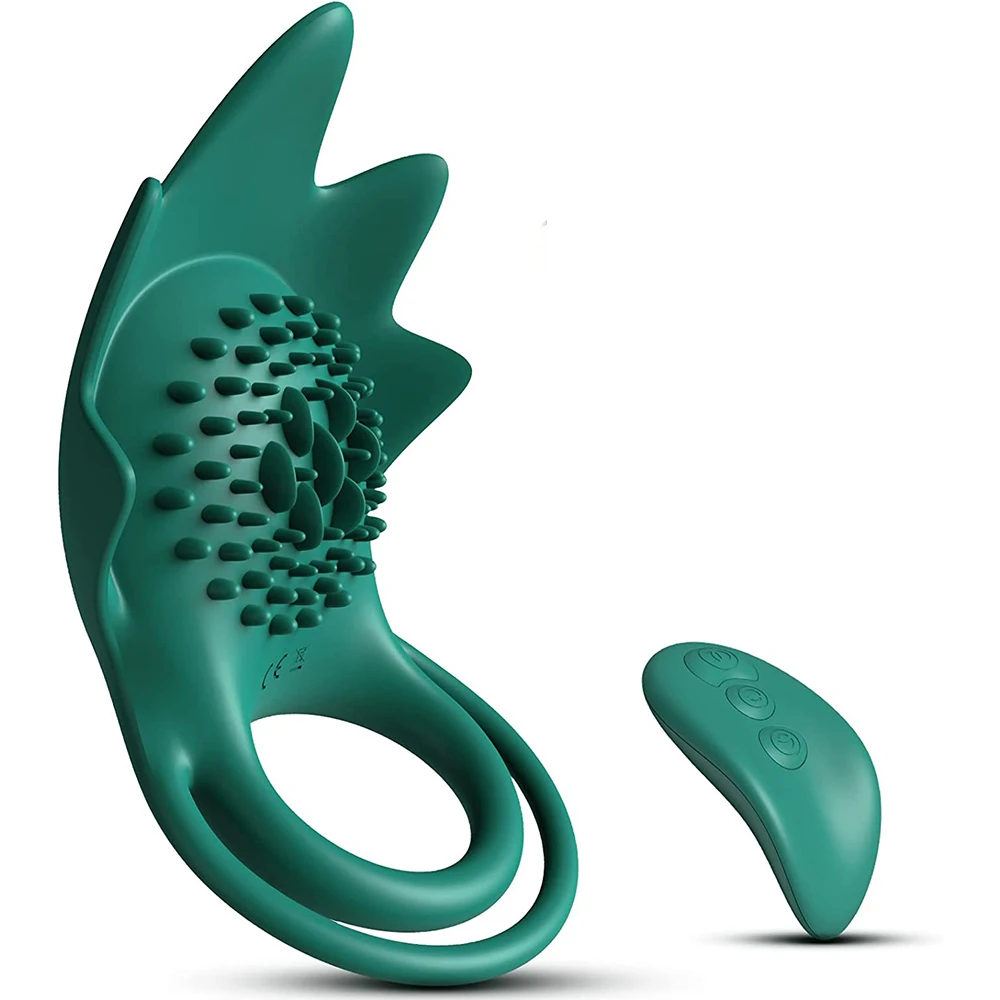 Vibrierender Schwanz Penis Ring Vibrator Silikon Erwachsenen Sexspielzeug männlich g Punkt Klitoris Massage gerät Training Verzögerung Ejakulation für Männer