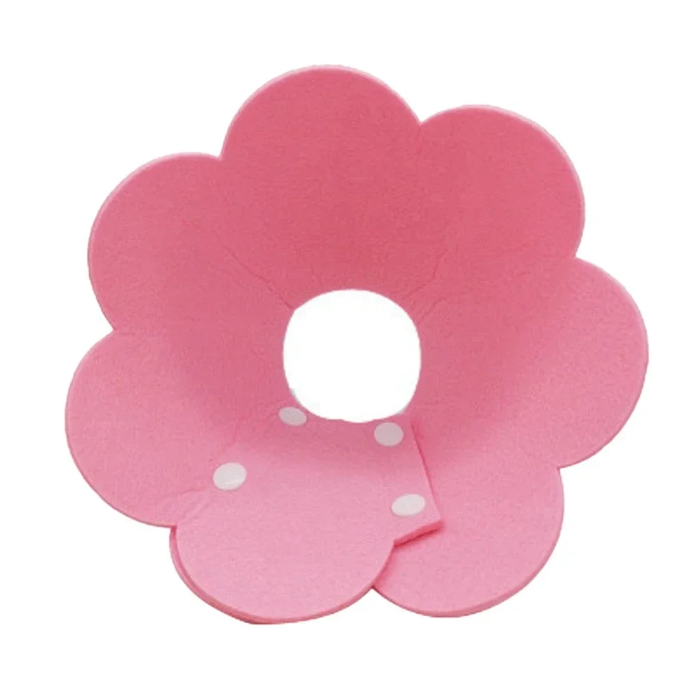 thumbnail image 1 of Collar de recuperación para gatos con conos con diseño de flores, suave para la curación de heridas de gatos, cono protector después de la cirugía, collares isabelinos, 1 of 5