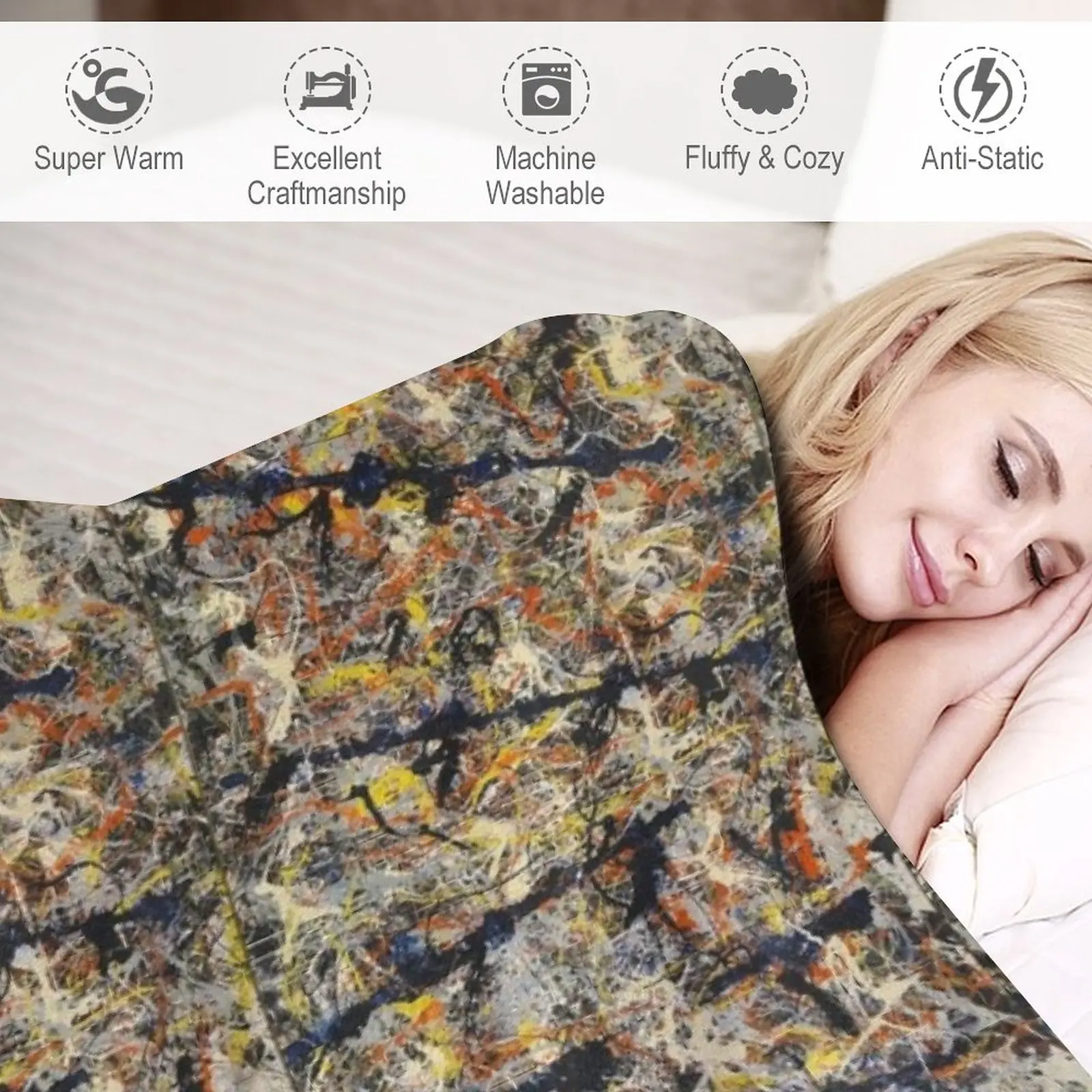 Jackson Pollock - Blue Poles-�߻� ǥ�� ������ �׸� ������ ���, ��Ƽ�� �� �ö��� ���� ķ�� ���