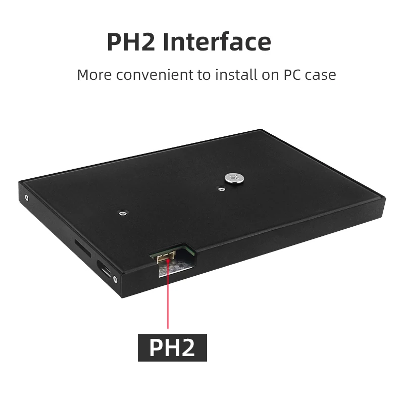 Tela Secundária Ips para Computador Tela Usb tipo c Cpu Gpu Ram Hdd 800x480 Usbc sem Monitor Compatível com Hdmi Aida64 Pol - Imagem 2
