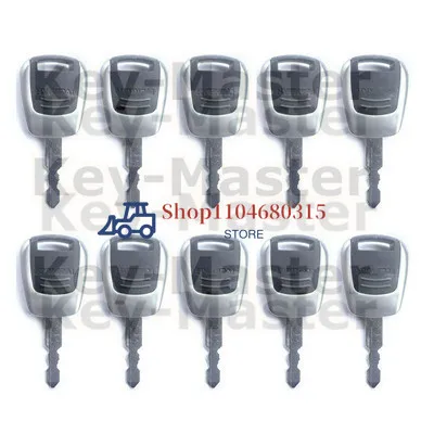 10pc For Hyundai Excavator Heavy Equipment Ignition Key-21Q4-00090 many newer -9 series equipment models