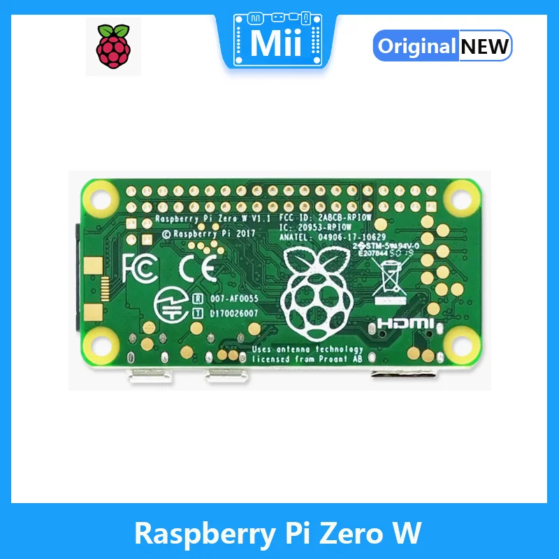     W , 1GHz ̱ ھ CPU, 512MB RAM,  BLE  WiFi Pi 0 WH,   