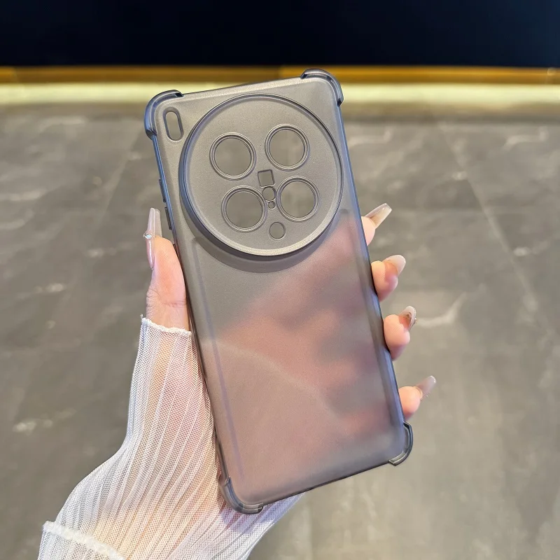 Enhanced Shockproof Silicone Matte Case with Clear TPU Protection