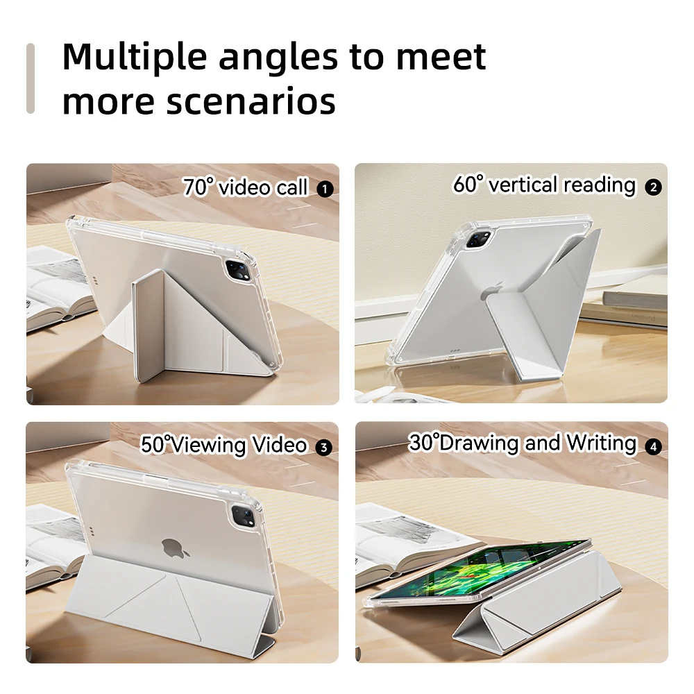Magnetic Flip Smart Cover Case with Enhanced Protection