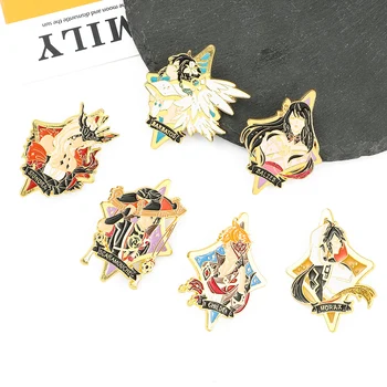 Game Genshin Impact Enamel Pin Brooch Metal Badges for Clothing Jewelry Anime Pins for Backpacks Accessories Gift for Friends 1