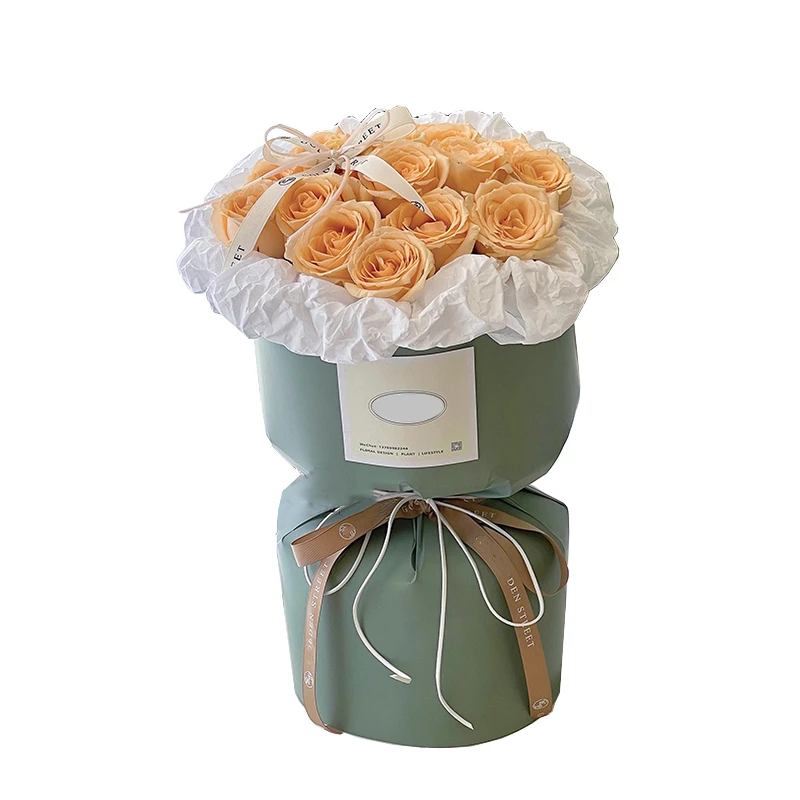 20pcs/set Love Shape Waterproof Flower Wrapping Paper Floral